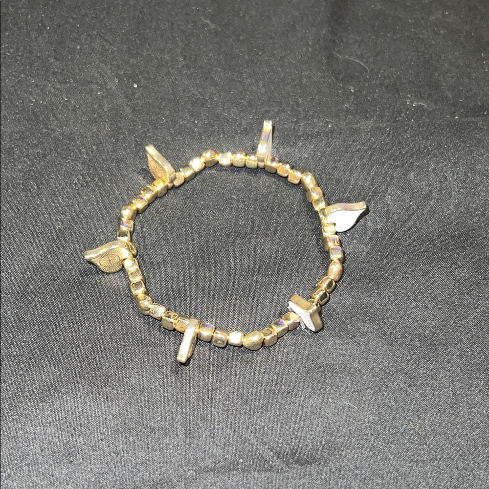 Chic Gold Charm Bracelet